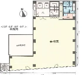四谷トーセイ(旧ケイアイ四谷)ビルの基準階図面