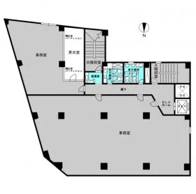 長栄第1ビルの基準階図面