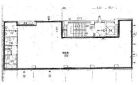 平野屋ビルの基準階図面