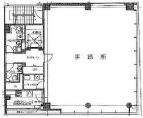 カモツル日本橋ビルの基準階図面