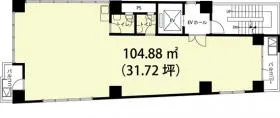 新栄宮益ビルの基準階図面