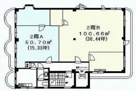 竹ノ塚保木間2丁目ビルの基準階図面