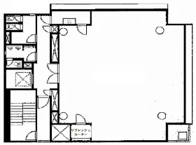 北大塚BMAビルの基準階図面