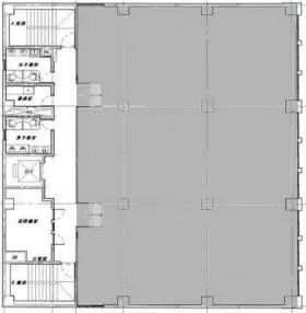 日本ビルディング2号館の基準階図面
