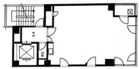 芝大門加藤ビルディングの基準階図面