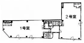 石川COビルの基準階図面