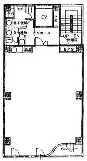 麹町YKビルの基準階図面