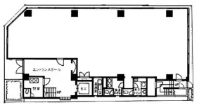 藤和入船ビルの基準階図面