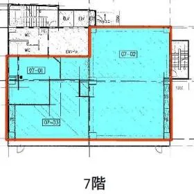萩原第2ビルの基準階図面