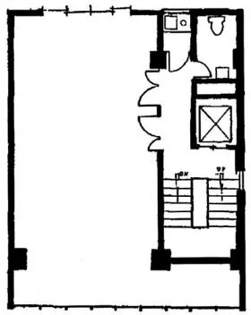 パールビルの基準階図面