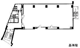 新宿三葉ビルの基準階図面