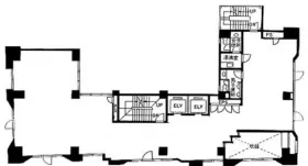 第12大鉄ビルの基準階図面
