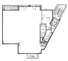 市ヶ谷グラスゲート(九段堀江)ビルの基準階図面
