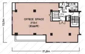 第35興和ビル別館の基準階図面