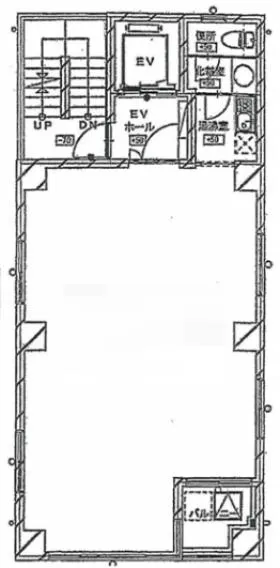 フロンティアビルの基準階図面