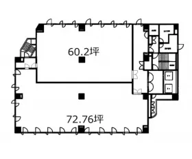 横溝ビルの基準階図面