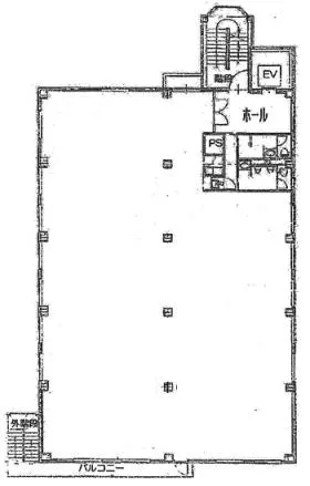 イシカワEMC研究所ビルの基準階図面