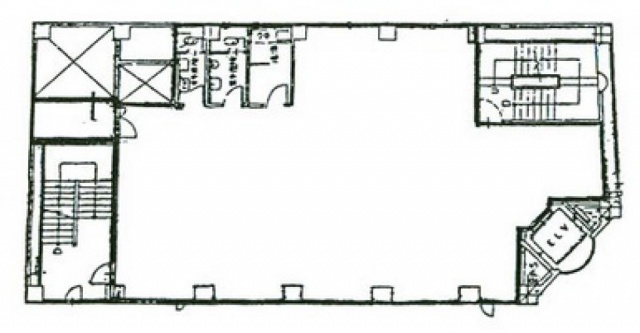 楠本ビルの基準階図面