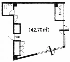 クリヤマビルの基準階図面