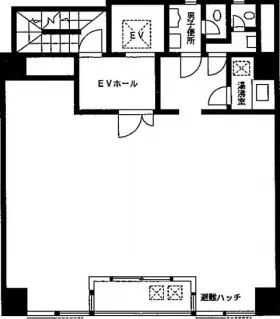 長井ビルの基準階図面