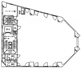 橋本ビルの基準階図面