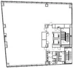 新JA東京南新宿ビルの基準階図面