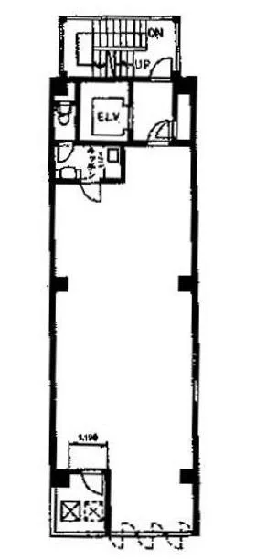 大竹ビルの基準階図面