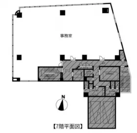京王聖蹟桜ヶ丘東口ビルの基準階図面