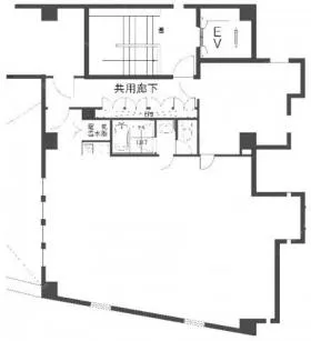 アートコンプレックスセンターの基準階図面