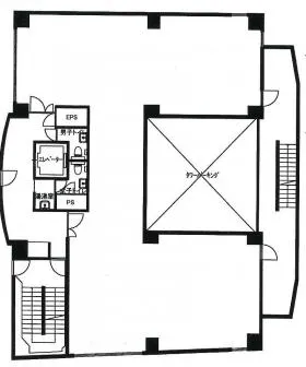 昭和第3ビルの基準階図面