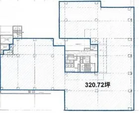 アーバンプラザ鶴見ビルの基準階図面