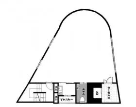 モアーク目黒ガーデンビルの基準階図面
