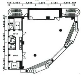 Kannai exビルの基準階図面