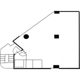 川昌方南町ビルの基準階図面