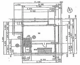 井門八重洲ビルの基準階図面