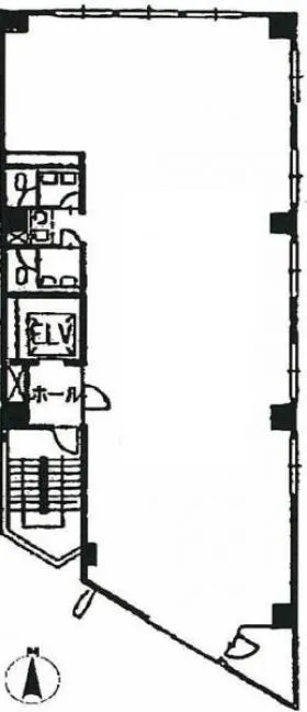 和光ビルの基準階図面