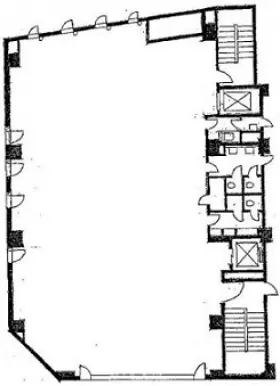 第1富澤ビルの基準階図面