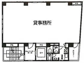 第3富澤ビルの基準階図面