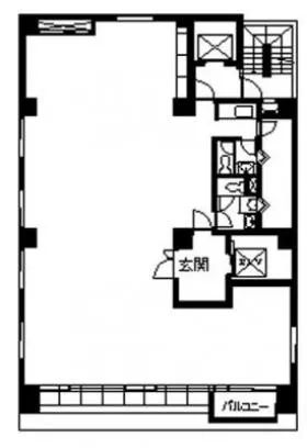 第24スカイビルの基準階図面