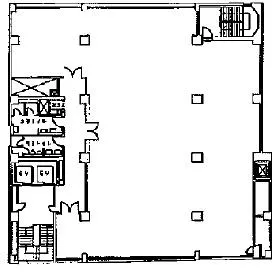 浜松町清和ビルの基準階図面
