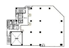 能楽書林ビルの基準階図面