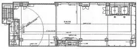 旧上野オークラビルの基準階図面