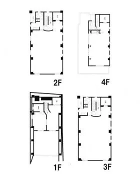 広尾Gビルの基準階図面
