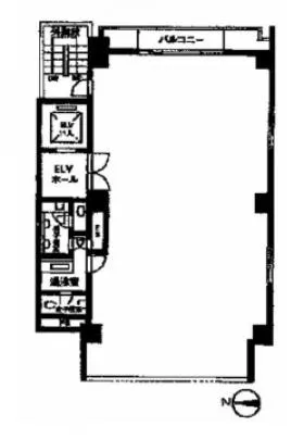櫻井ビルの基準階図面