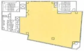 越谷平和堂ビルの基準階図面