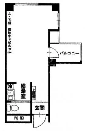 トーカン渋谷キャステールビルの基準階図面