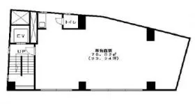 中島ビルの基準階図面
