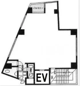 新宿スパイアビルの基準階図面