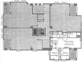 マヤ信濃町三番館の基準階図面