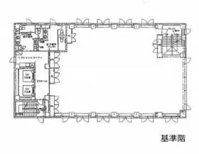 新橋桜川(旧新橋6丁目プロジェクトの基準階図面